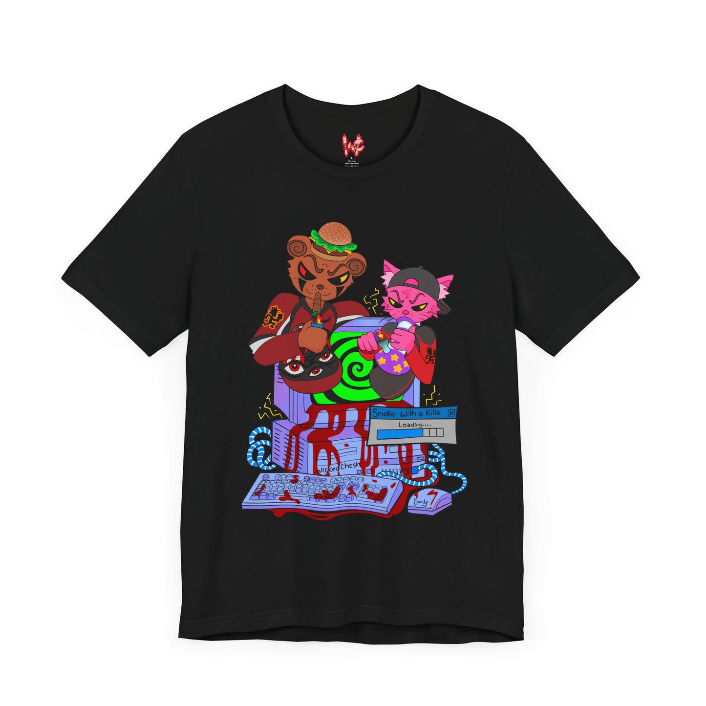 Smoke with a killa.com tee